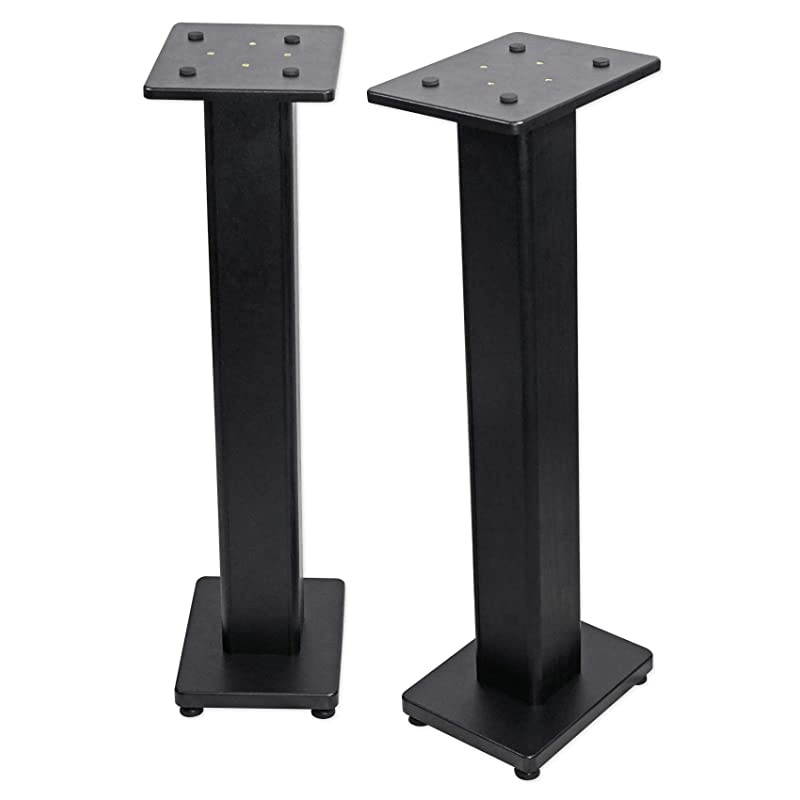 2 28quot Inch Bookshelf Speaker Stands Surround Sound Home Theater