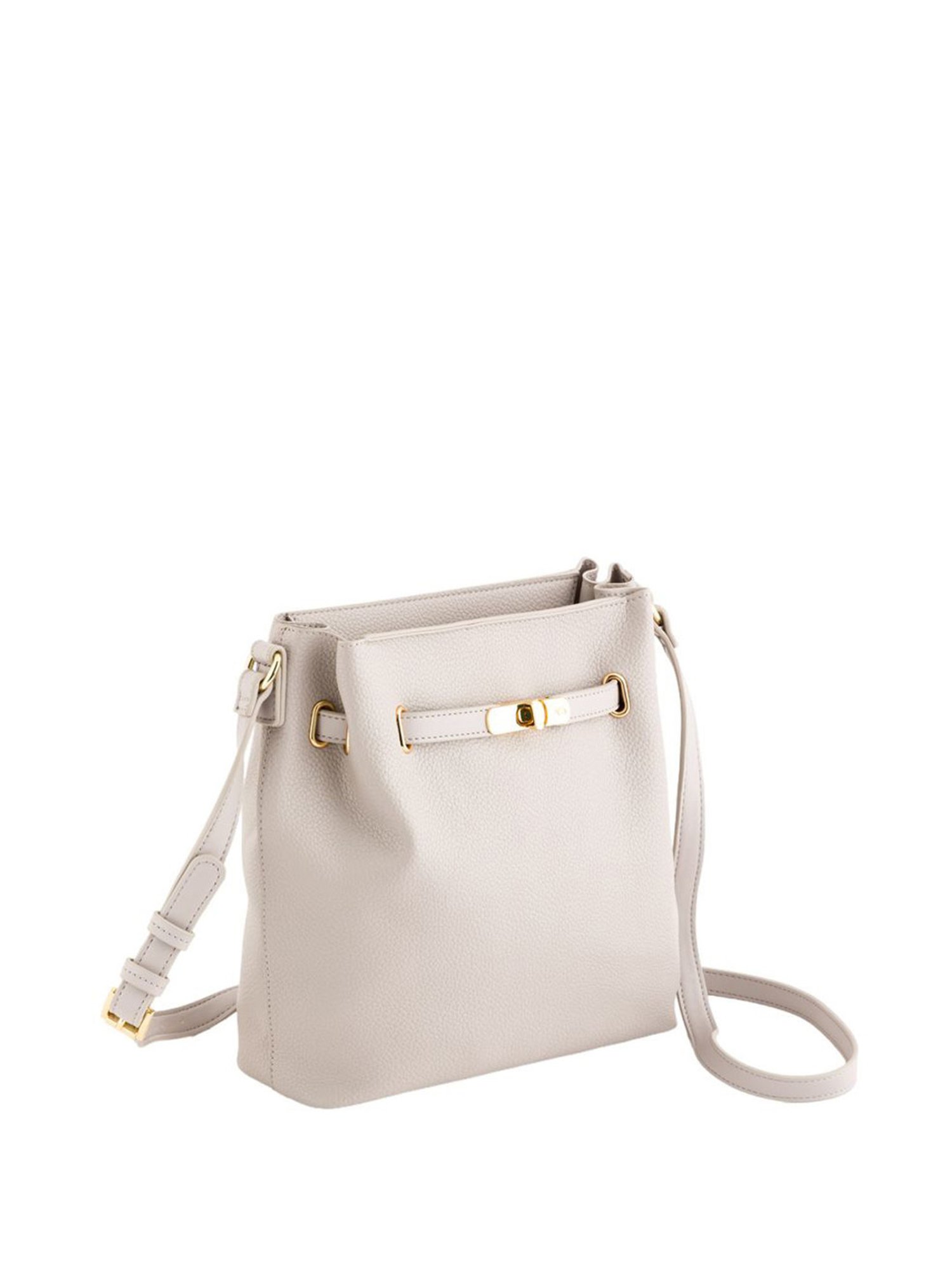 Carpisa Ermione V1 Pearl Faux Leather Solid Sling Handbag