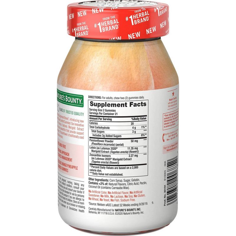 Nature's Bounty Stress Comfort Peace of Mind - Mango Pineapple - 42ct