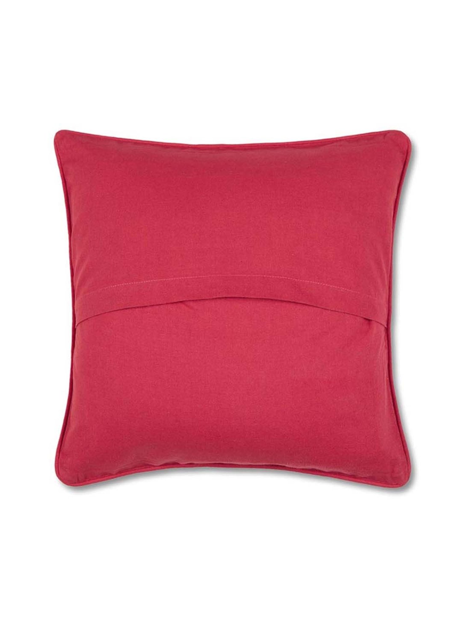 Fabindia Deeva -Tasar Pink Silk Cushion Cover