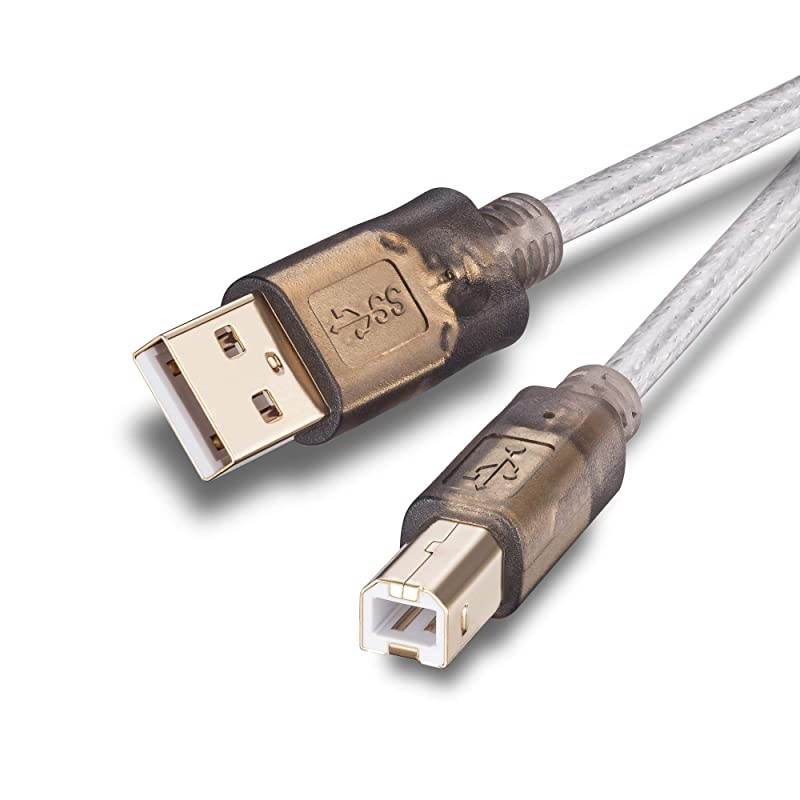 Cable 30Ft,2.0 Scanner Cable Cord USB Type A Male to B Male High Speed for HP, Canon, Lexmark,Dell, Xerox, Samsung etc(30 Ft/10M)