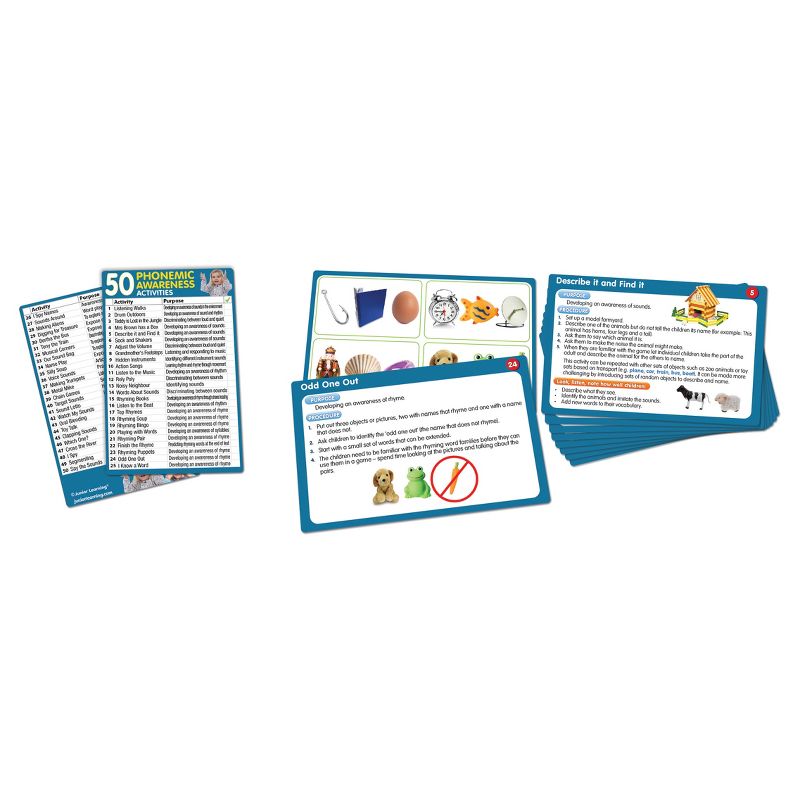 Junior Learning 50 Phonemic Awareness Activities Learning Set
