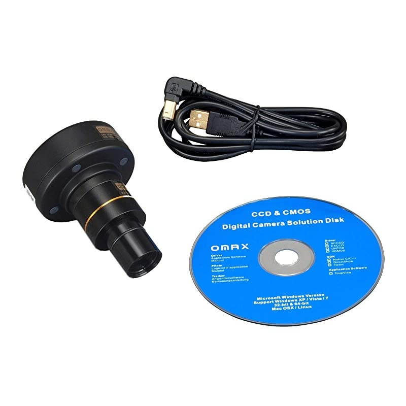 40X-2000X Compound Biological Binocular Microscope with 2.0MP USB Digital Camera