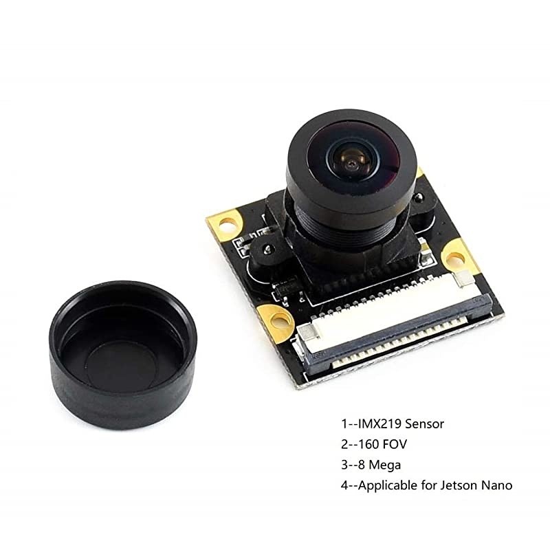 with NVIDIA Jetson Nano Camera IMX219160 8Megapixels Camera Module 3280 &times; 2464 Resolution 160 Degree Wide Angle of View with IMX219 Sensor