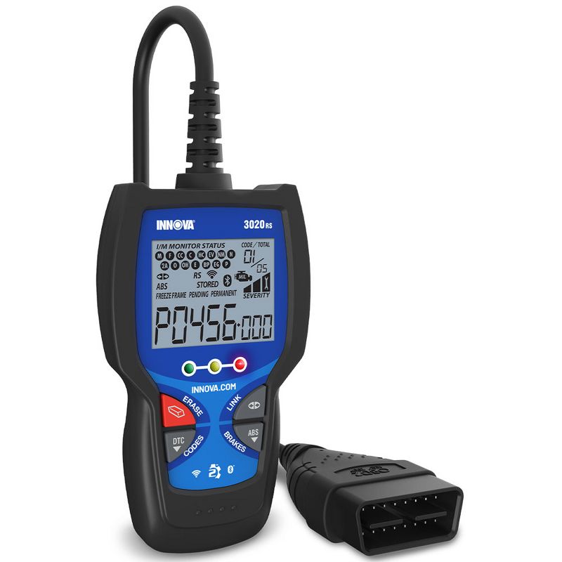 INNOVA 3020RS FixAssist Bluetooth Scanner Code Reader Tool with Check Engine Codes, ABS/Brake Codes, Smog Check LED Indicators