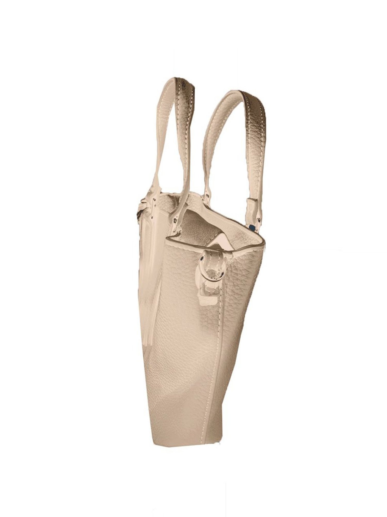 Carpisa Greta Sand Faux Leather Solid Handbag