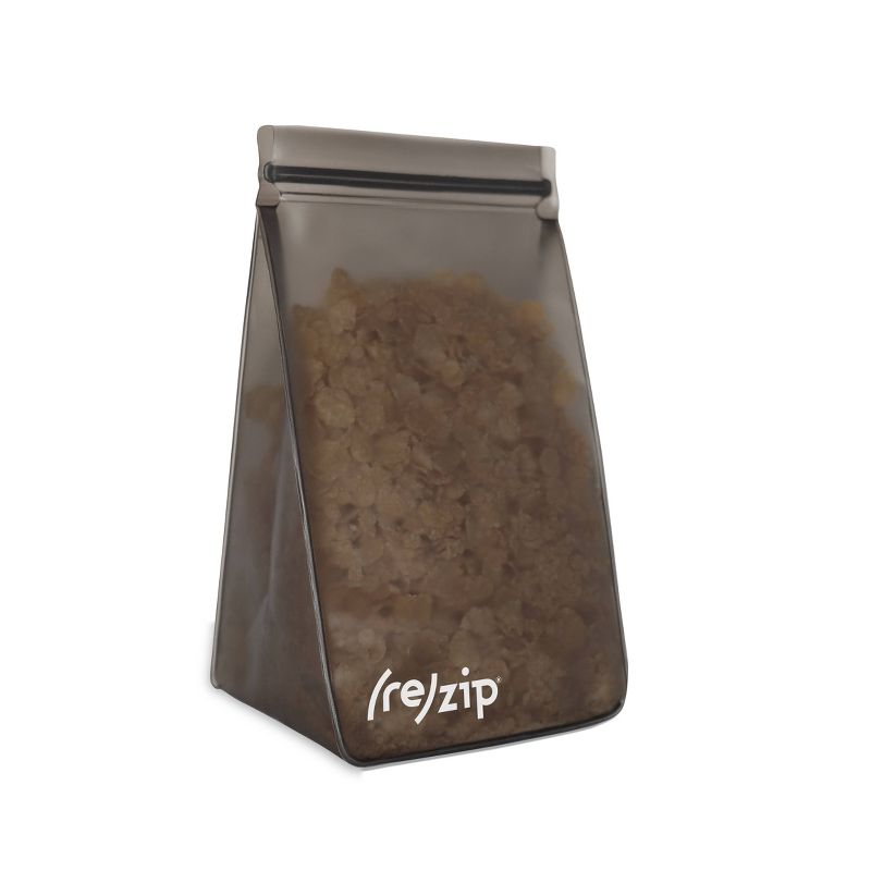 (re)zip Stand Up Tall Leakproof Storage Bag - Gray - 2pk