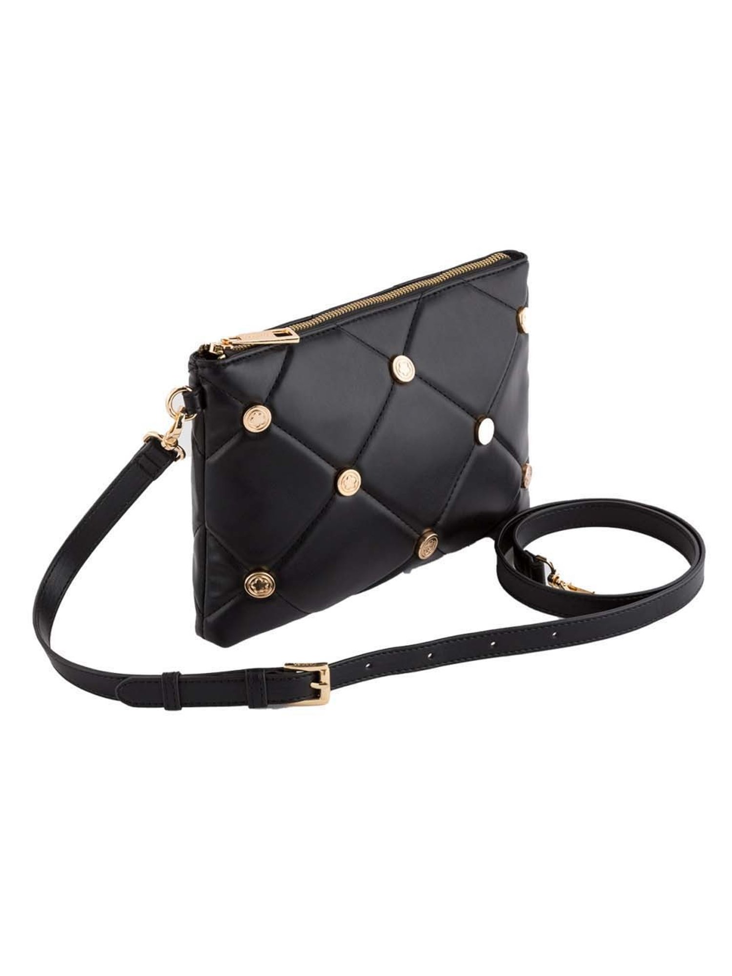Carpisa Black Peonia Medium Cross Body Bag