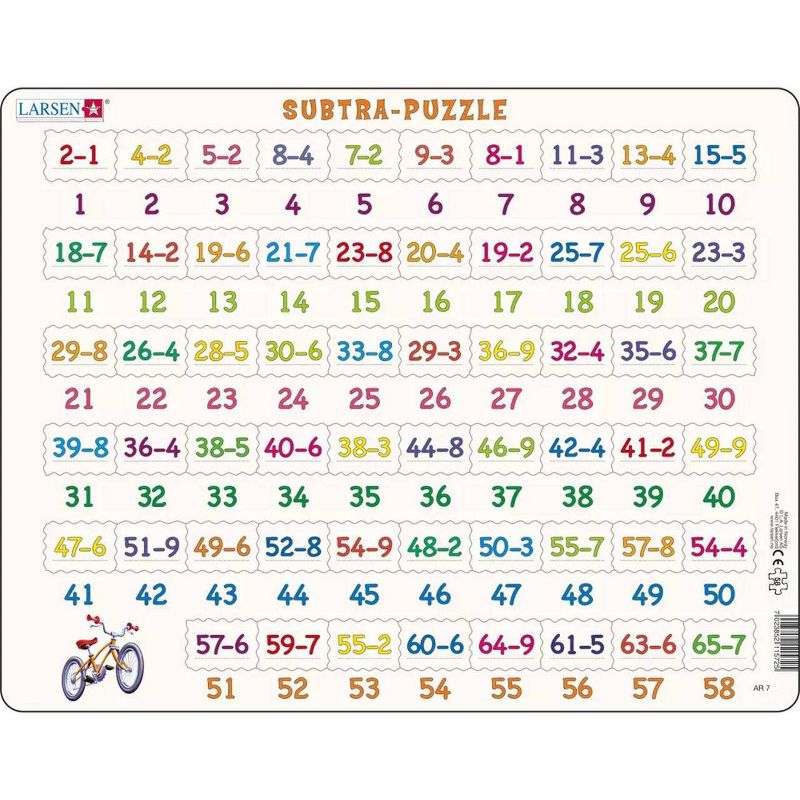 Larsen Puzzles Addition &#38; Subtraction Kids Puzzle Set - 2pk