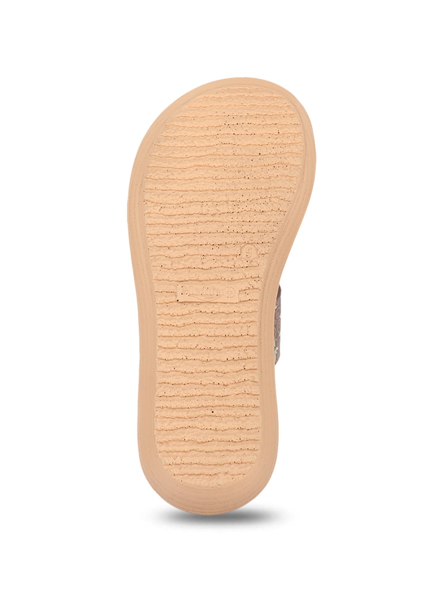 MediFeet Women's Brown Toe Ring Wedges