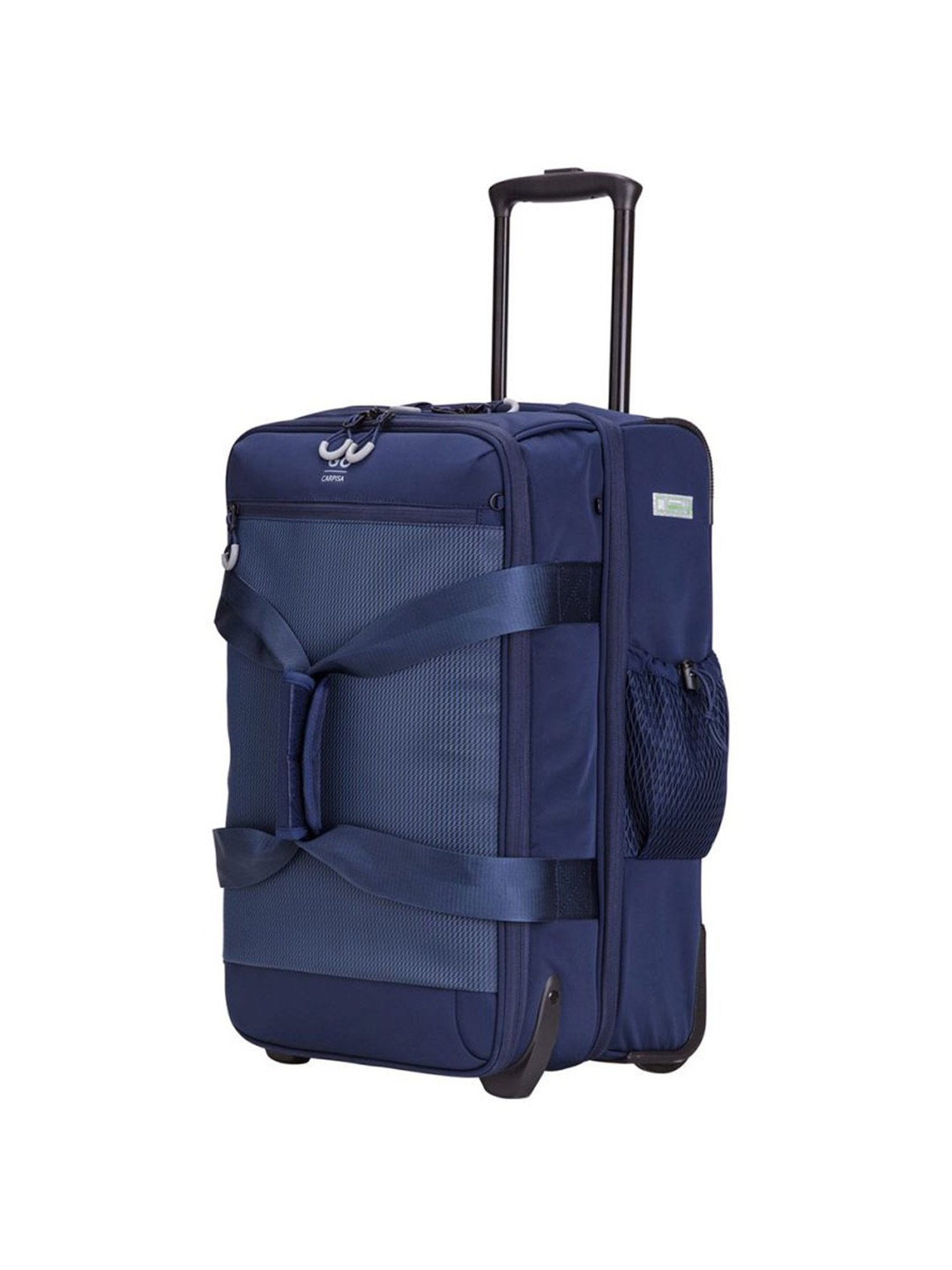 Carpisa Advance Go Blue Solid Soft Medium Trolley Bag - 53 Cms