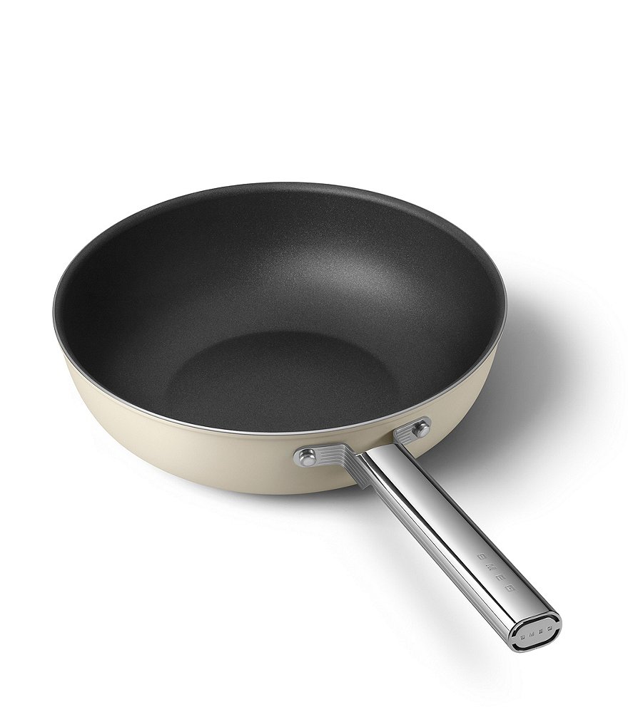 Smeg 50s Retro Style Nonstick 12#double; Wok Pan