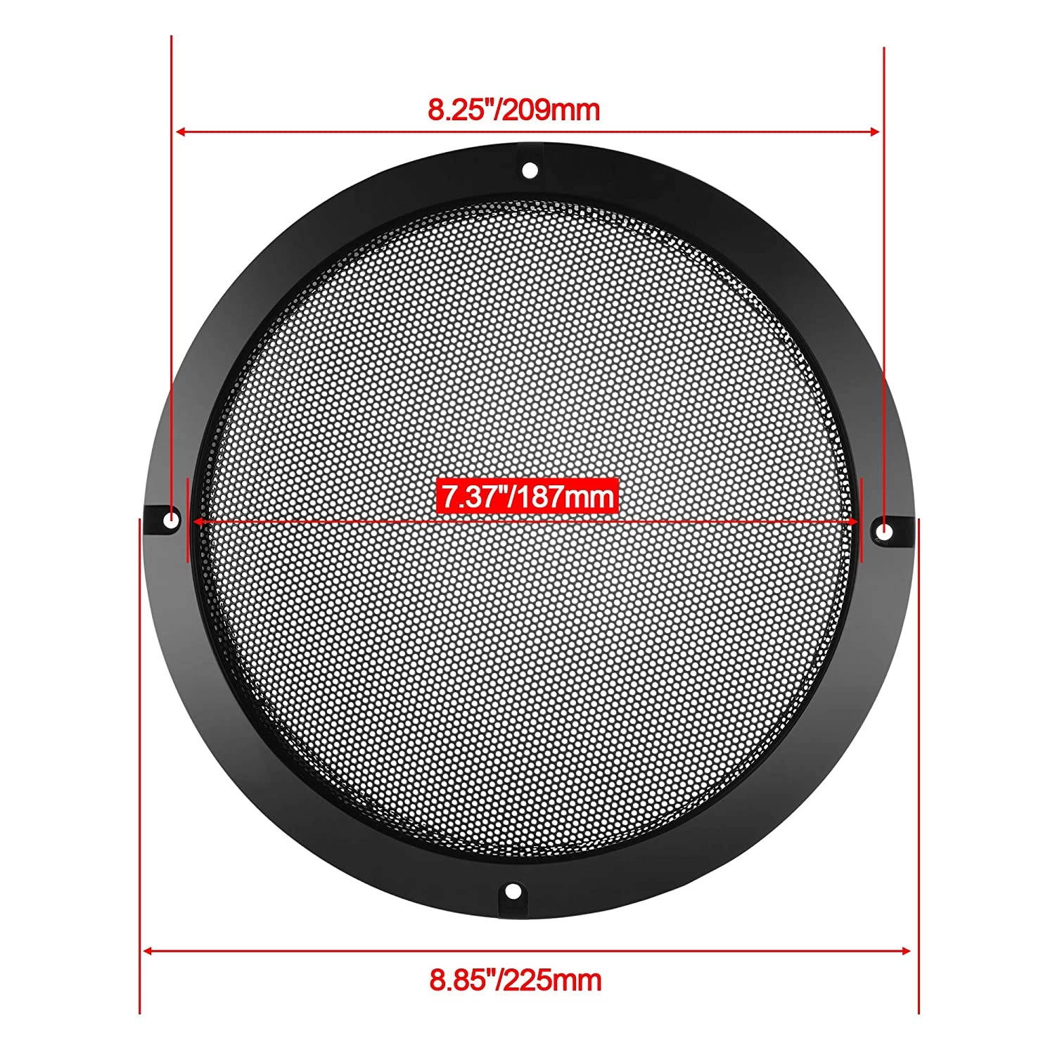Pair Of Piezo Super Tweeter Horn Drivers Screw-On Replacement | KSN1188A Compatible 18TPI
