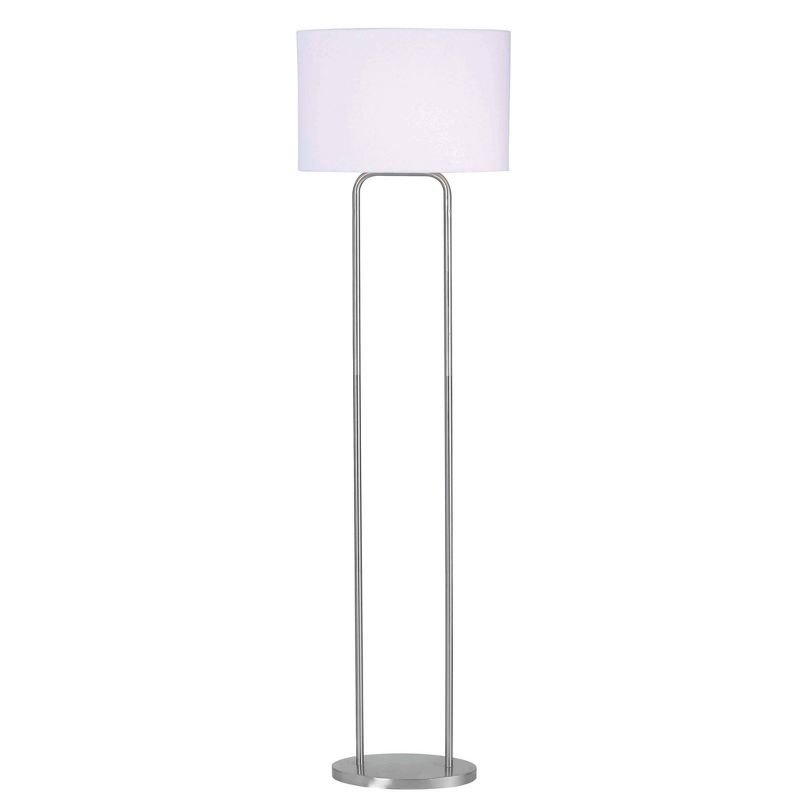 3-way Floor Lamp Stainless Steel (Includes CFL Light Bulb) - Kenroy Home