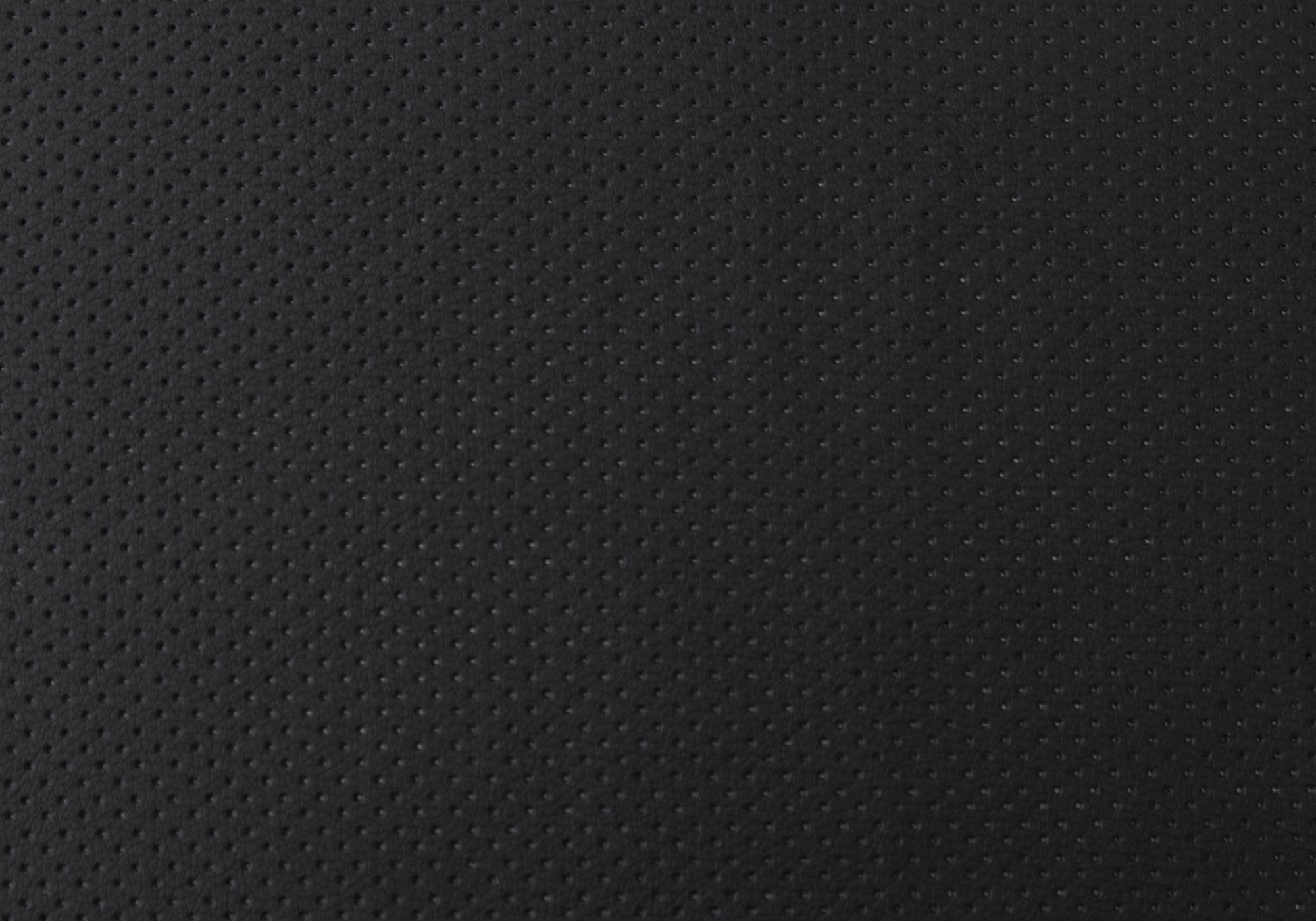 Monarch Specialties 24.5"L Contemporary Mid-Back Leather-Look Fabric Office Chair - Black