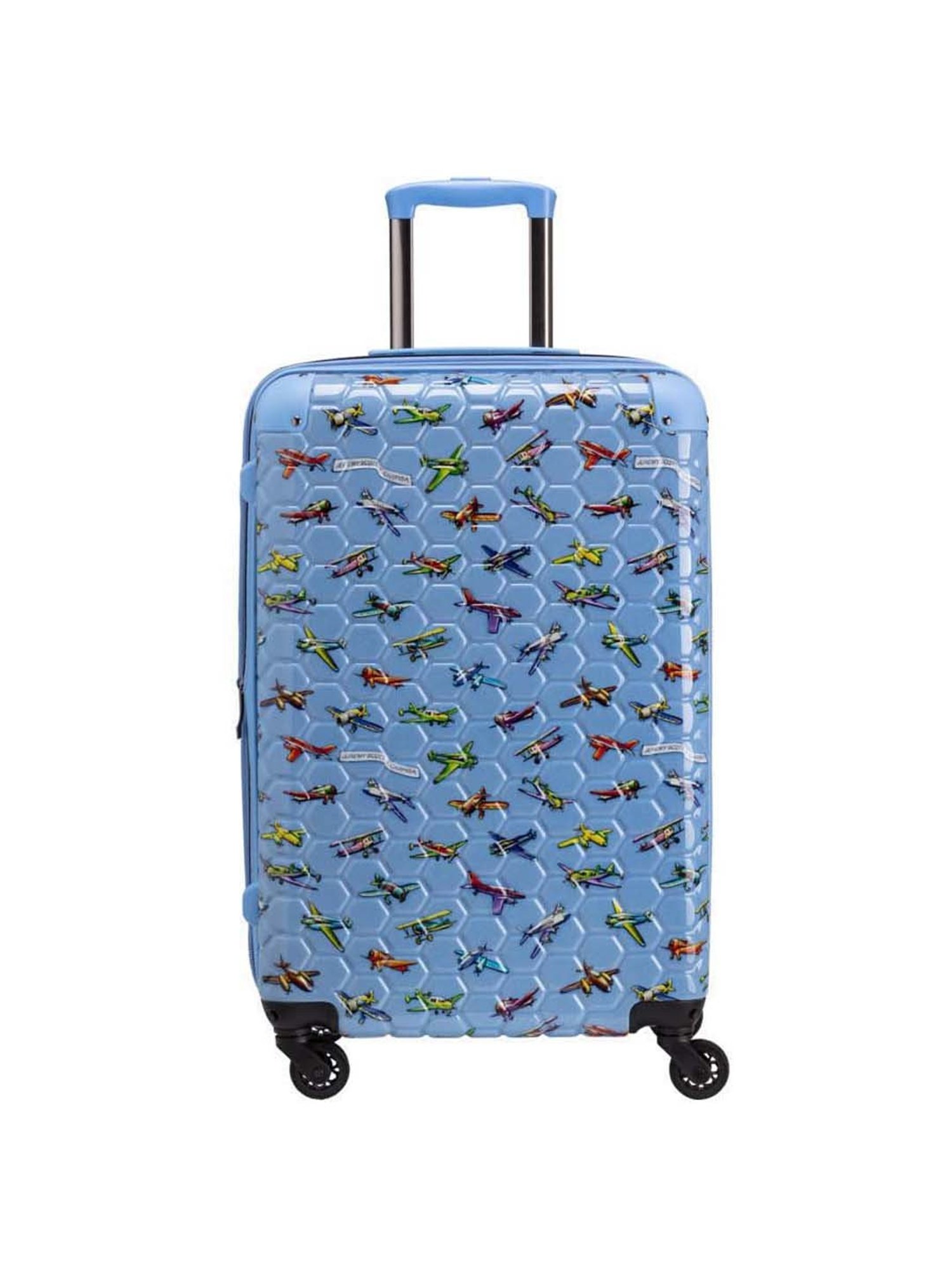 CARPISA 4 Wheel Blue Medium Hard Cabin Trolley - 42 cm
