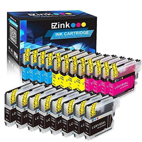 E-Z Ink &trade; Compatible Ink Cartridge Replacement For Brother LC61 LC-61 Series (20) Pack (8 Black, 4 Cyan, 4 Magenta, 4 Yellow) LC61BK LC61C LC61M LC61Y