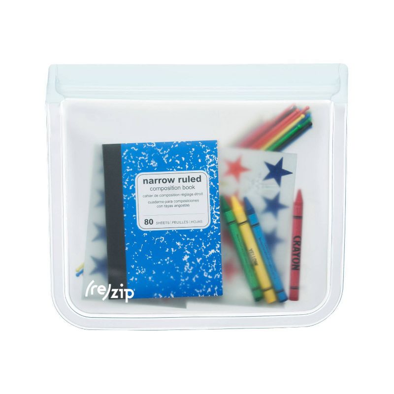 (re)zip Leak-proof Clear Reusable Storage Bag Kit - 5ct