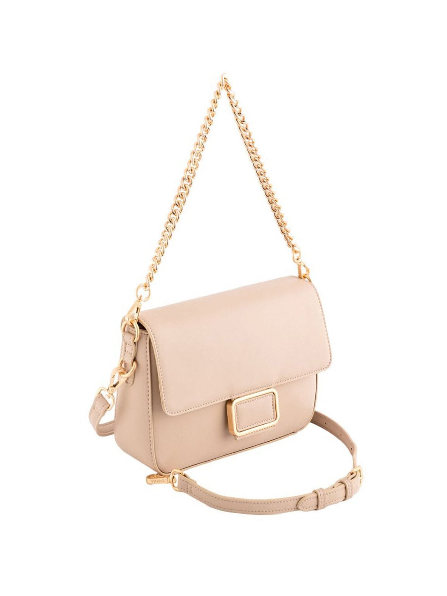 Carpisa Cassandra V2 Sand Faux Leather Solid Sling Handbag