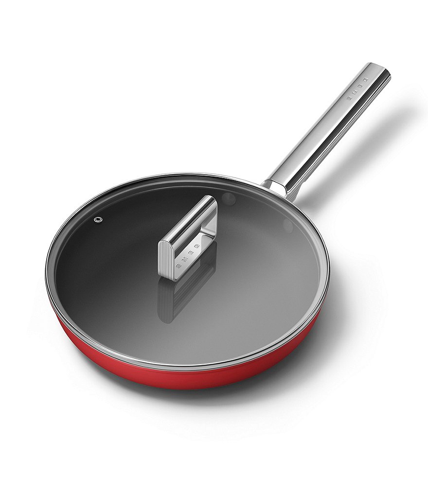 Smeg 50s Retro style Nonstick 10#double; Frying Pan