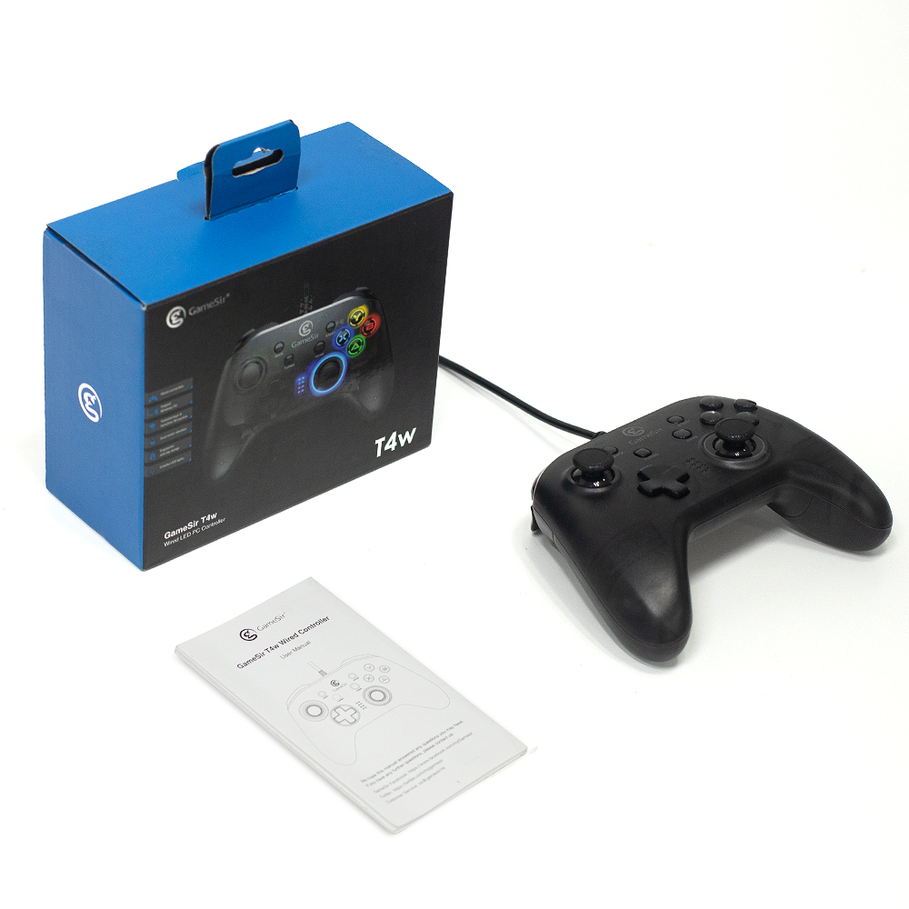 GameSir T4w USB Wired Connection Controller Support Vibration USB Wired Gameming Gamepad for Windows (7/8/9/10) PC