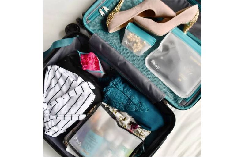 (re)zip Travel Leak Proof Quart Black Reusable Storage Bag