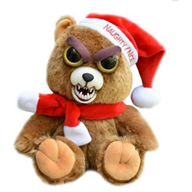 William Mark Corp Feisty Pets Ebenezer Claws Santa Bear 8" Plush