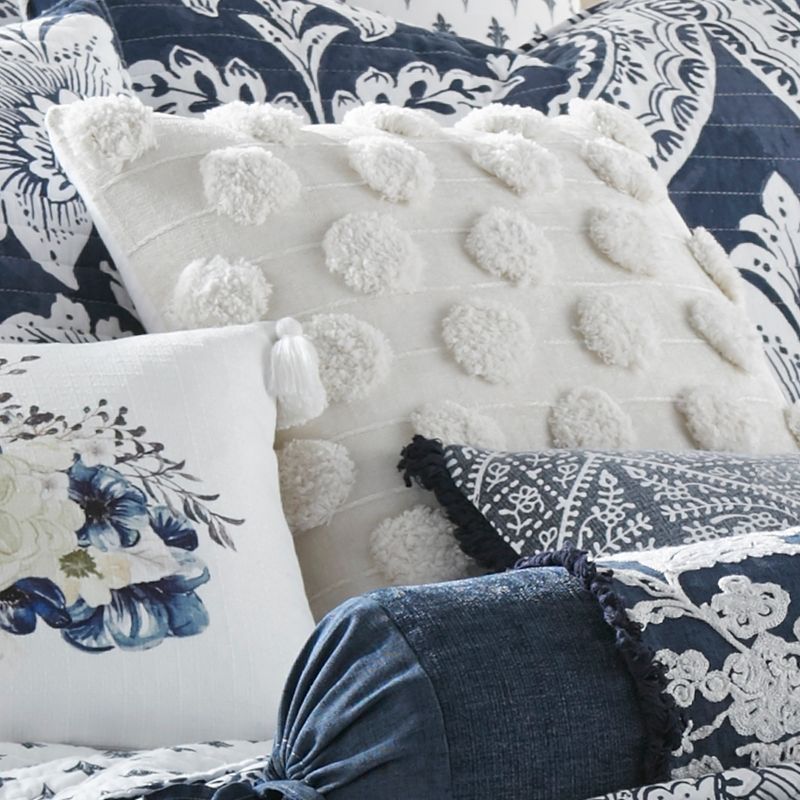 Abelia Dots Decorative Pillow Off-White  - Levtex Home