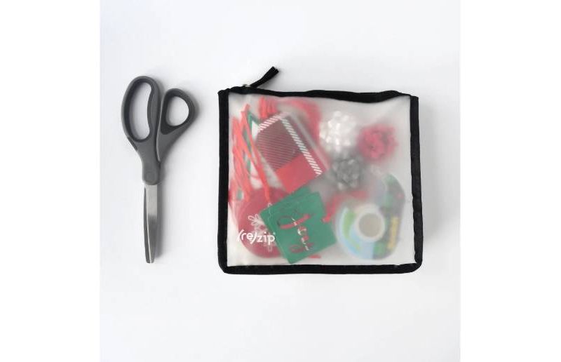 (re)zip Travel Leak Proof Quart Black Reusable Storage Bag