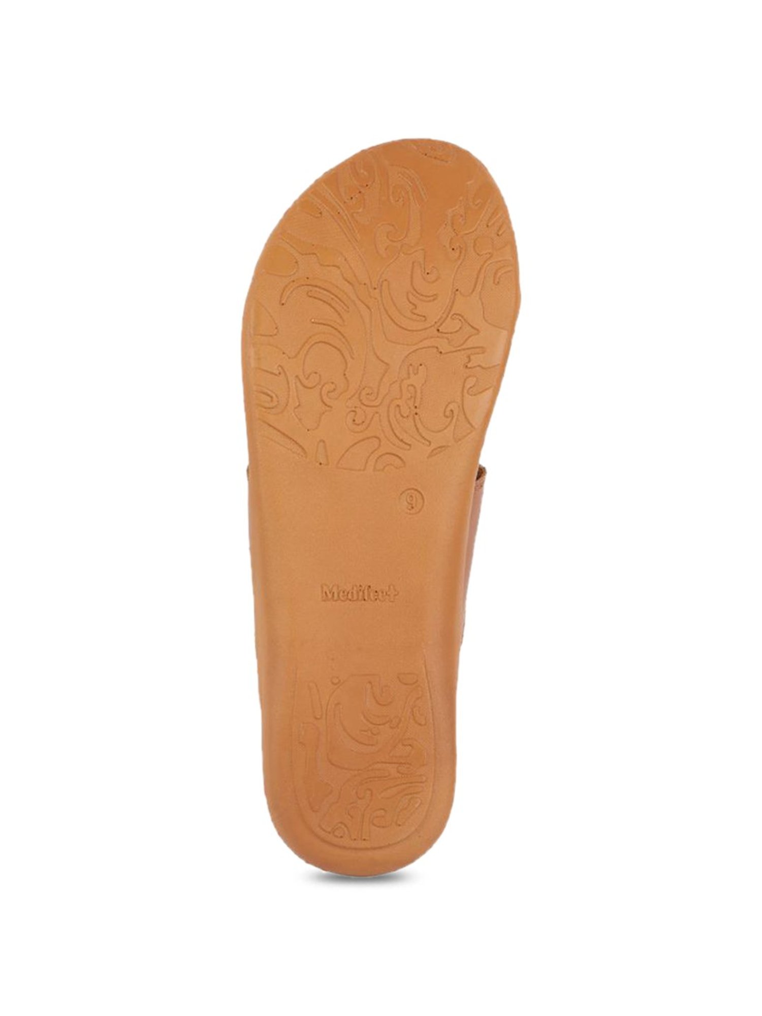 MediFeet Women's Tan Toe Ring Sandals