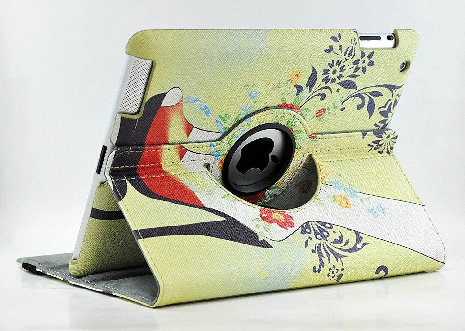 Apple iPad Air 2 case, LiViTech(TM) Fashion high Heels Shoe Design 360 Rotating Degree PU Leather Smart Case Cover for Apple iPad Air 2 A1566 A1567 (NOT fit iPad Air 1)