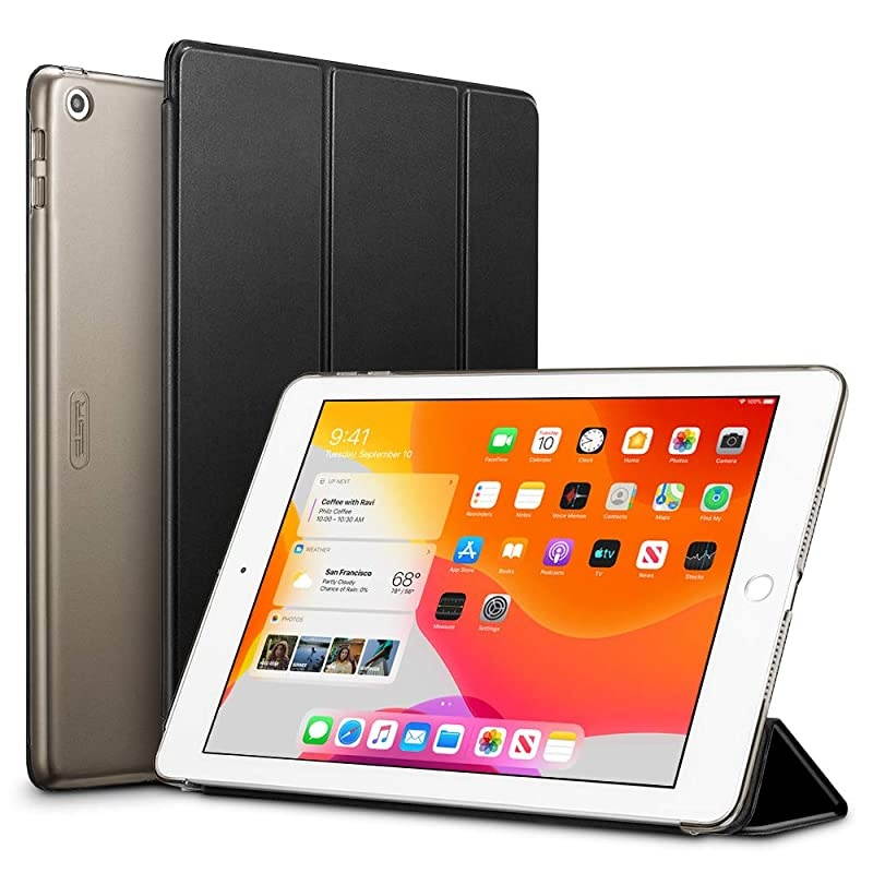 Trifold Case for iPad 8th Gen 20207th Gen 2019 Auto SleepWake Cover Lightweight Case with Viewing Stand Ascend Series Black