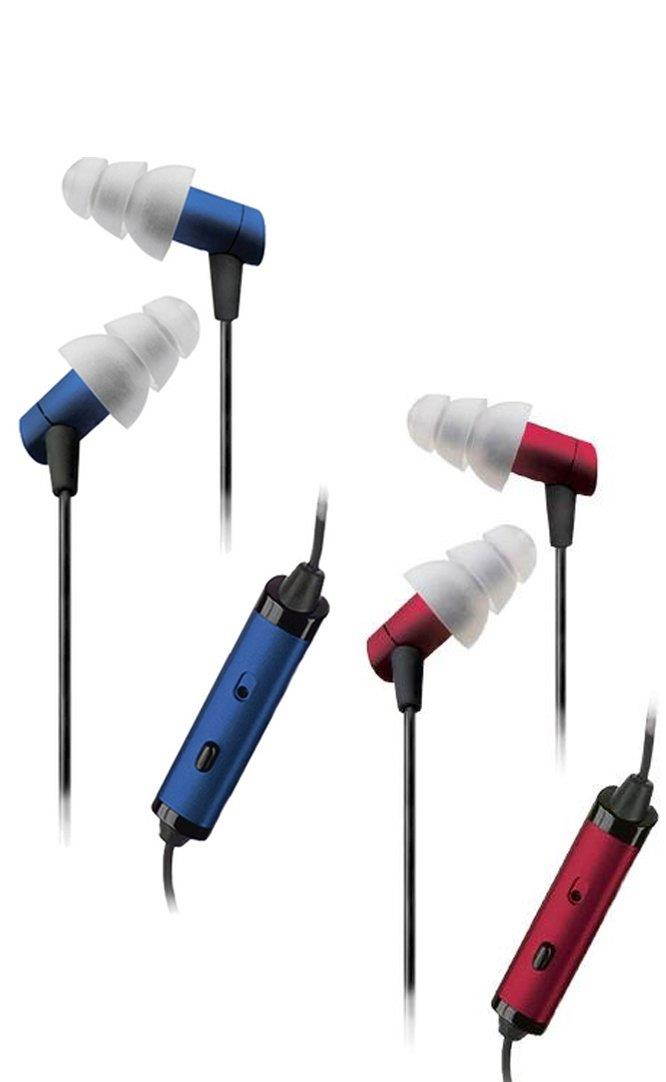 4 Pcs: 2 Small (S) and 2 Large (L) Clear Triple Flange Earbuds-Eartips Set for Etymotic etyBLU2, ER-4, hf5, hf3, hf2, mc5, mc3, mc2, and ETY kids In Ear Stereo Earphones Headset