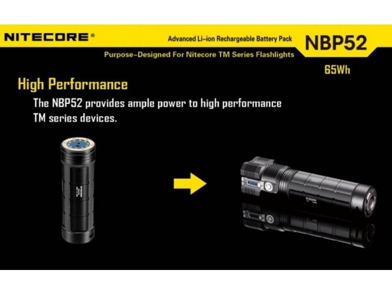 Advanced Li-ion rechargeable battery pack (NBP52)