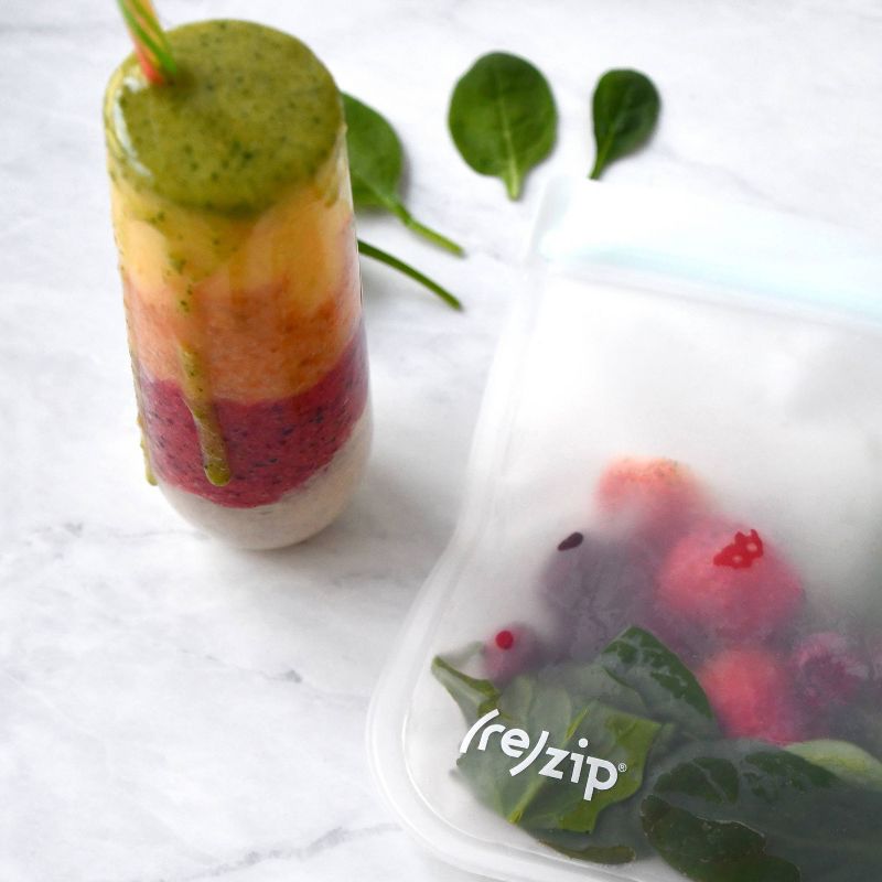 (re)zip Leak-proof Clear Reusable Storage Bag Kit - 5ct