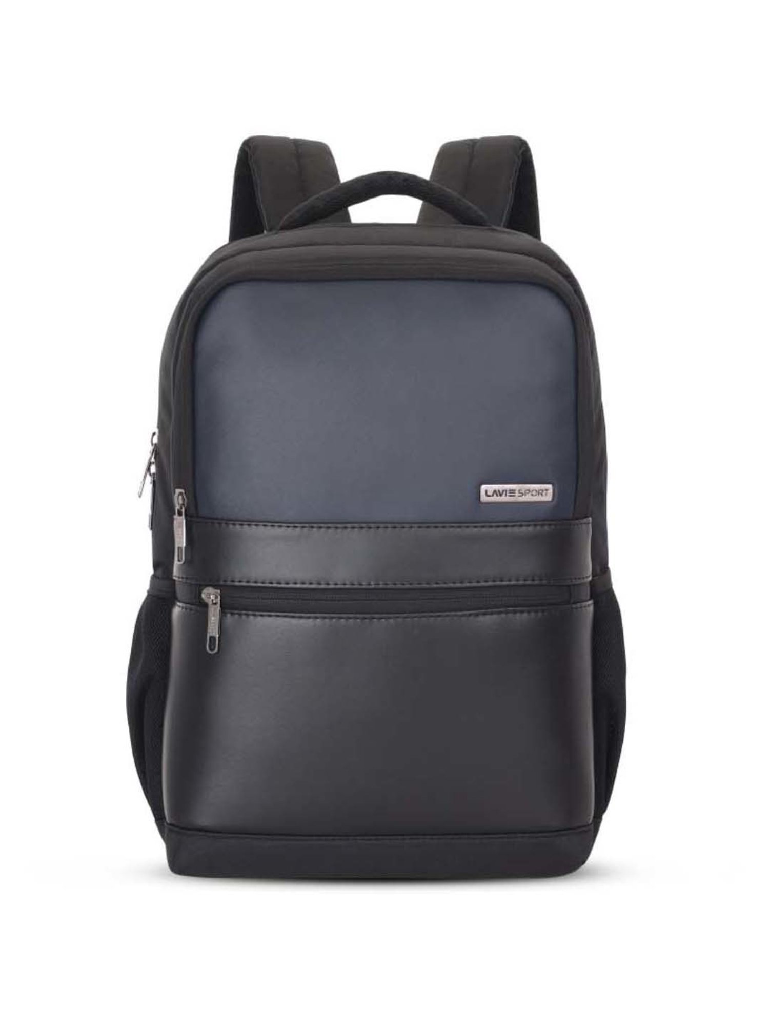 LAVIE SPORT Black & Navy Solid Laptop Backpack
