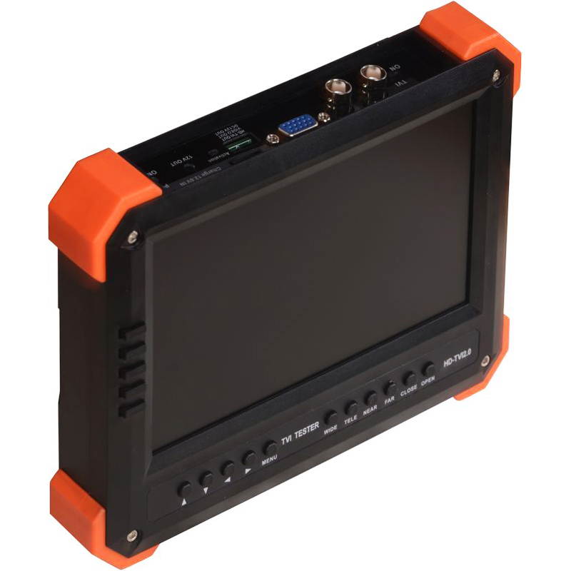7" TFT LCD HD-TVI AHD VGA HDMI CVBS CCTV Security Tester Camera Monitor Tester