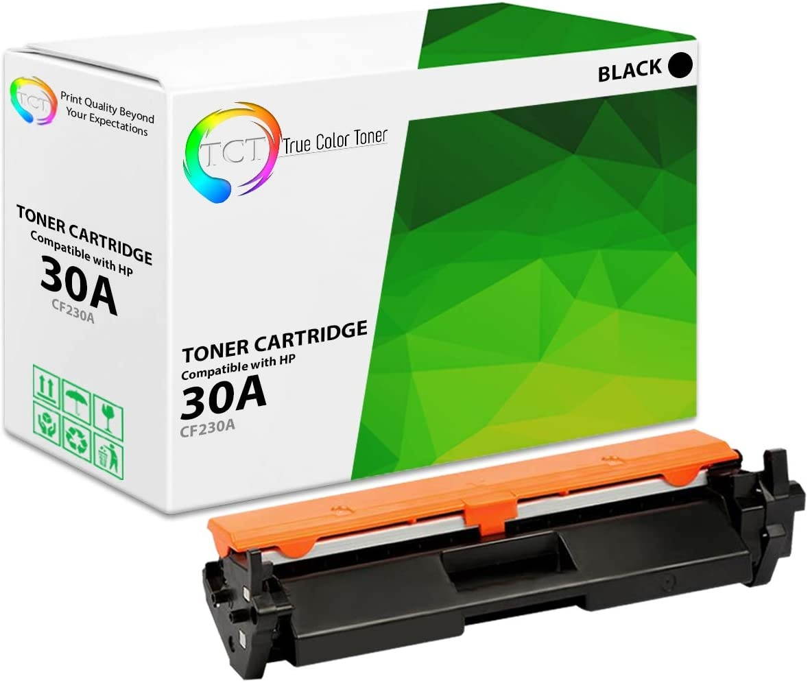 TCT Premium Compatible Toner Cartridge Replacement for HP 30A CF230A Black Works with HP Laserjet Pro M203dw M203dn M203d, MFP M277sdn M227fdw M277fdn Printers (1,600 Pages) - 4 Pack