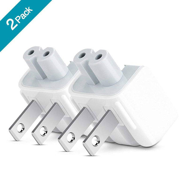 Ceozon Mac AC Wall Adapter Plug Duckhead US Wall Charger AC Cord US Standard Duck Head for MacBook Mac iBook/iPhone/iPod AC Power Adapter Brick (2 PCs)