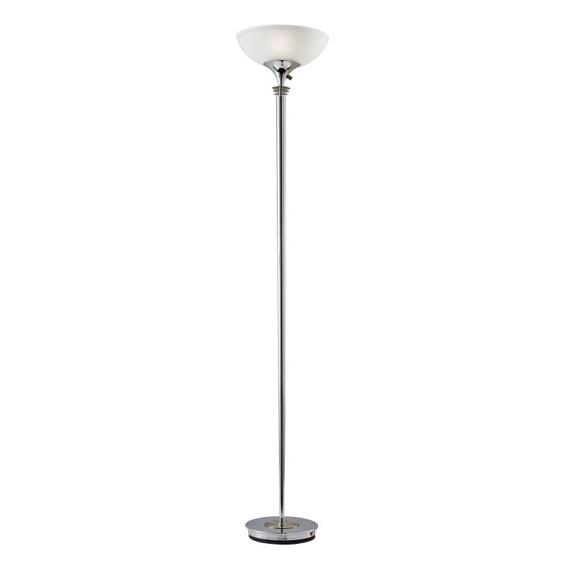 71.5" Metropolis Floor Lamp Silver - Adesso