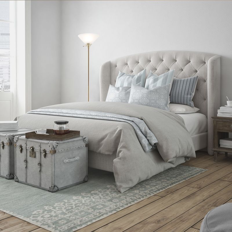 Torchiere Floor Lamp with Sturdy Metal Base and Frosted Glass Shade (Includes LED Light Bulb) Bronze - Lavish Home