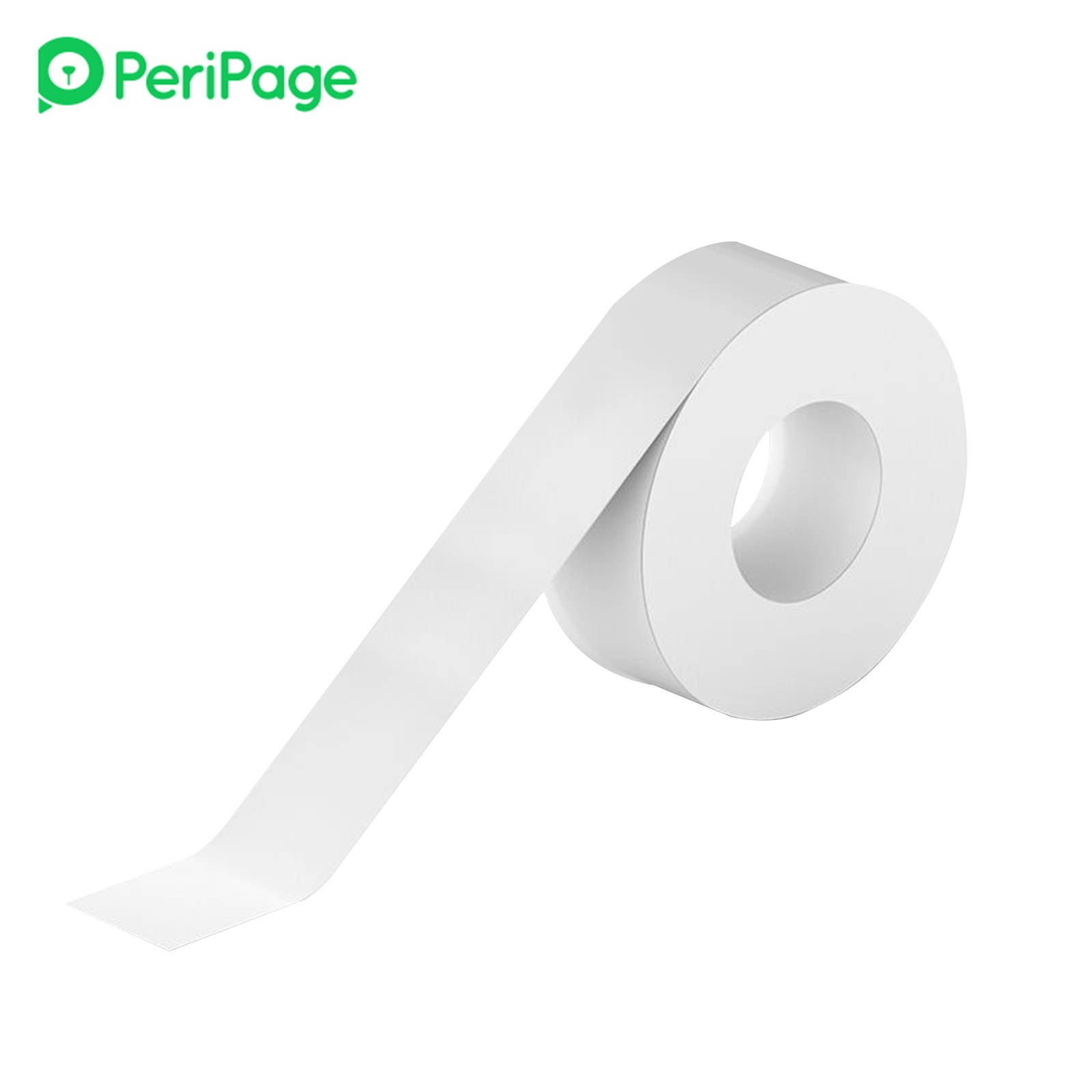 PeriPage 1 Roll Transparent Label Paper Sticky Tape Adhesive Thermal Printing Paper Name Price Barcode Sticker Home Office Organization Waterproof Oil-proof Tear-proof for PeriPage L1 Pocket Label