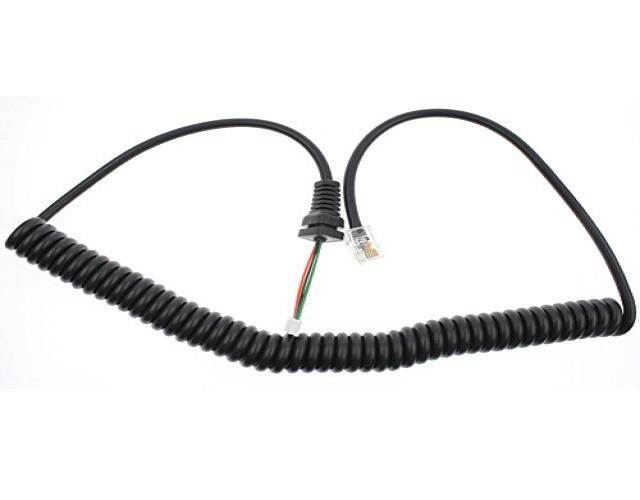 AOER Microphone Cable Cord for Yaesu Radio MH_36_B6J FT_90R FT_100 FT_100D FT_2600M FT_3000M FT_8000R FT_8100R