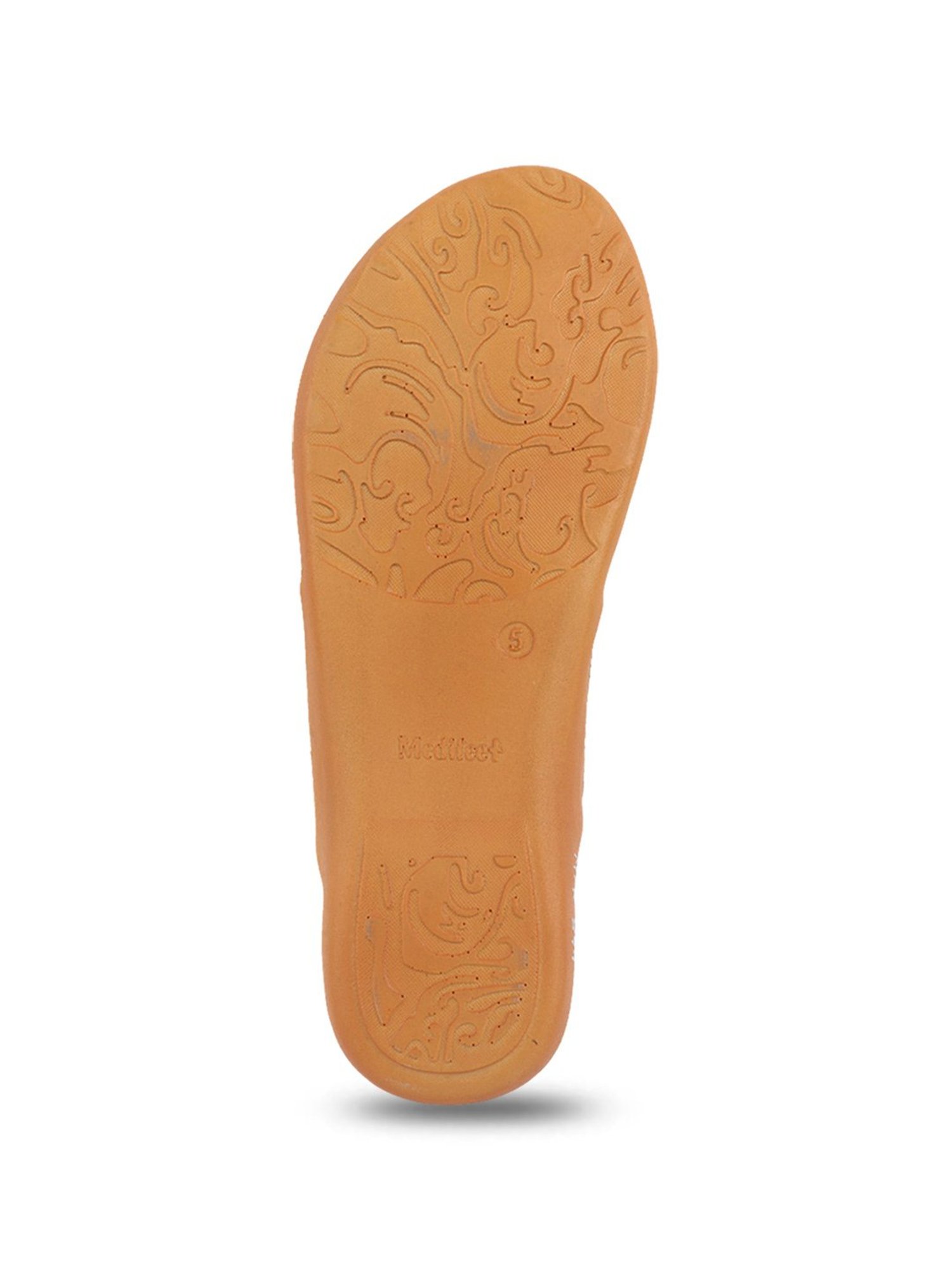 MediFeet Women's Beige Thong Sandals