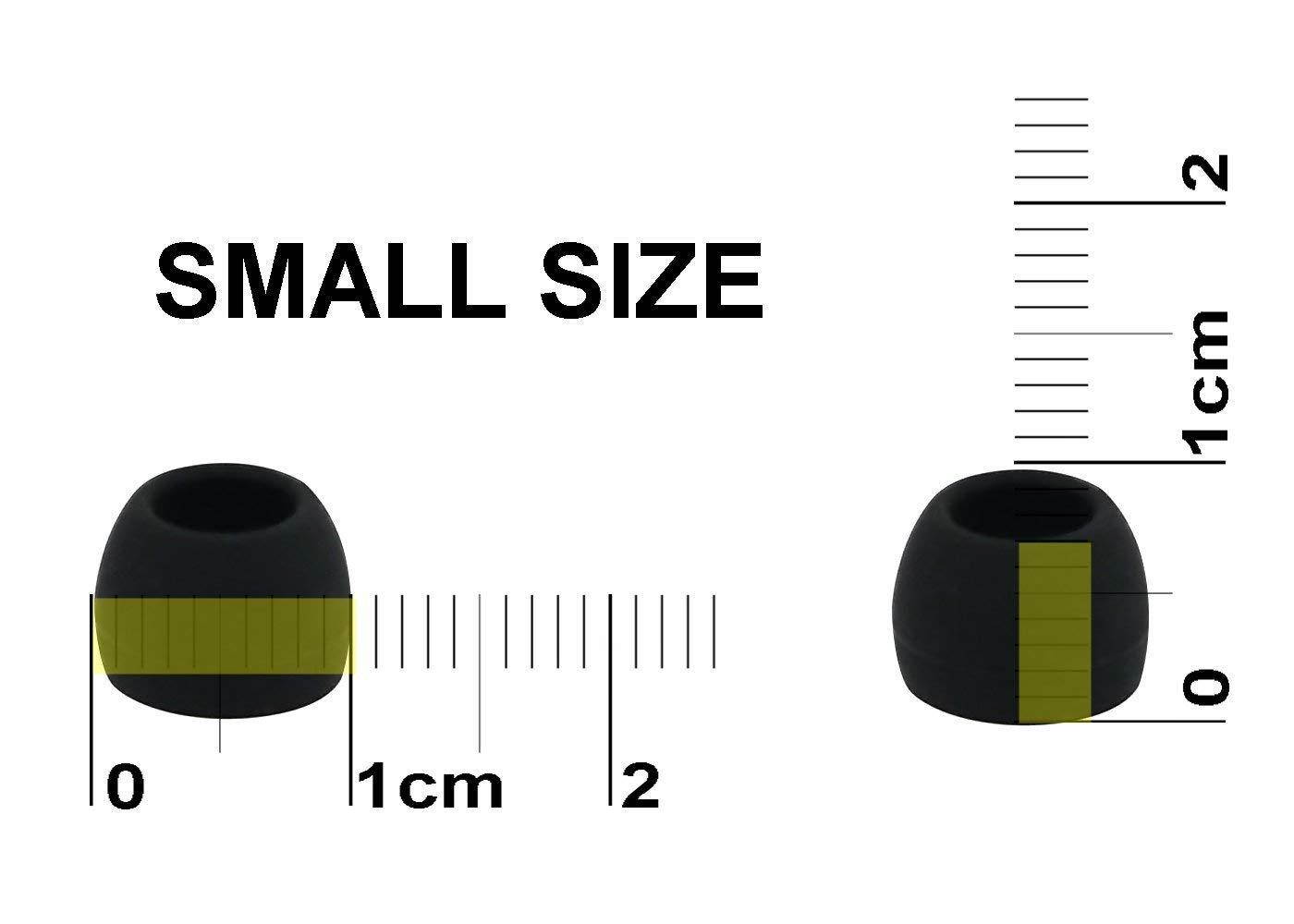 12pcs (ALL-B) 4S/4M/4L Replacement Ear Adapters Earbuds Ear Tips Set for Symphonized In Ear Earphones Headphones