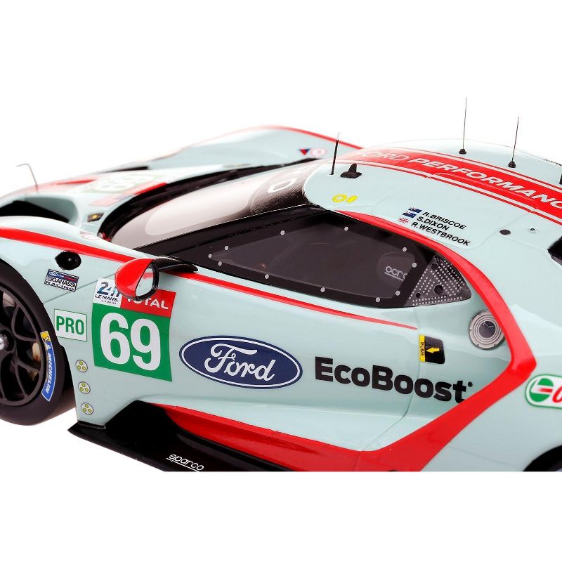Ford GT LMGTE Pro #69 R. Briscoe - S. Dixon - R. Westbrook Ford Chip Ganassi Team USA 24 Hours of Le Mans (2019) 1/18 Model Car by Top Speed