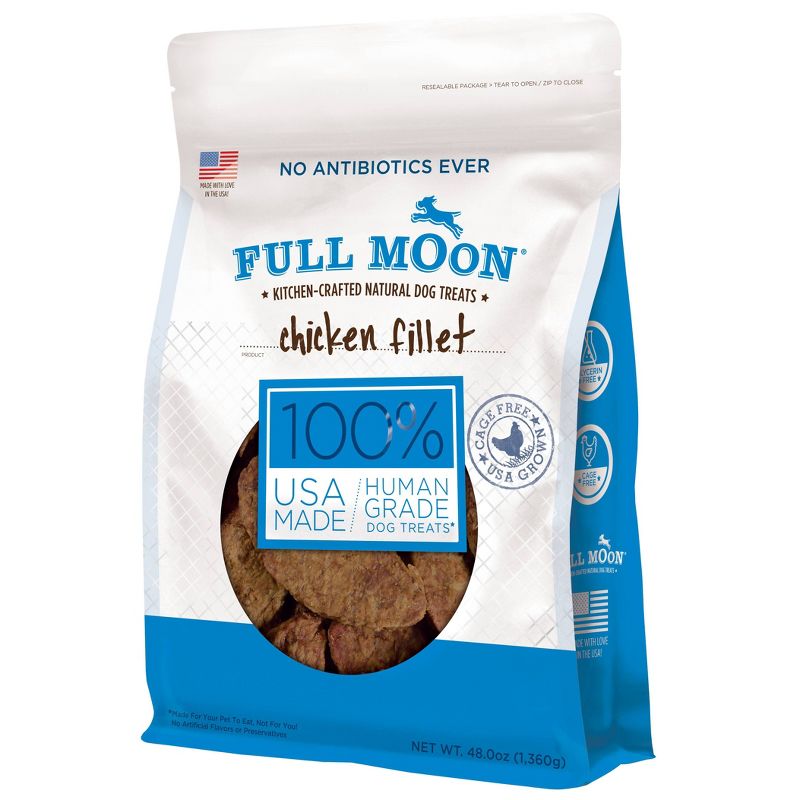 Full Moon Chicken Fillet Chewy Dog Treats - 48oz