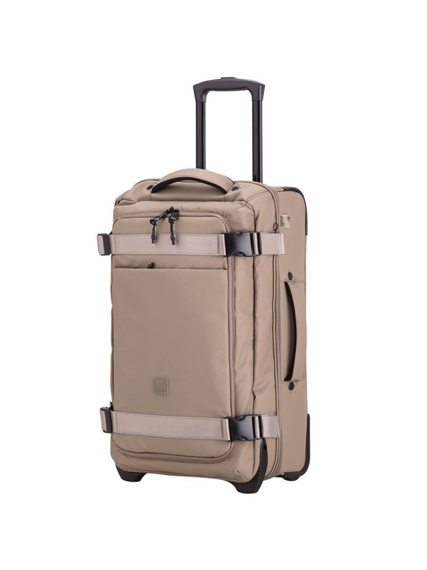 Carpisa Auckland Travel Mud Solid Soft Cabin Trolley Bag - 53 Cms