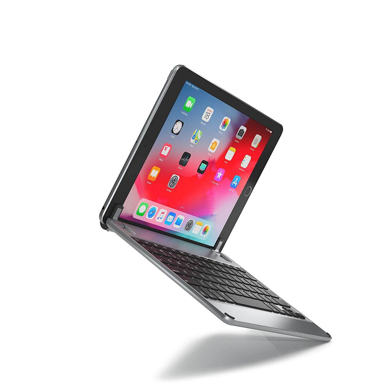 Brydge 9.7 Keyboard for iPad 9.7-inch for iPad 6th Gen (2018) | iPad 5th Gen (2017) | iPad Pro 9.7 inch | iPad Air 1 & Air 2 | Aluminum Bluetooth Wireless Keyboard (Space Gray)