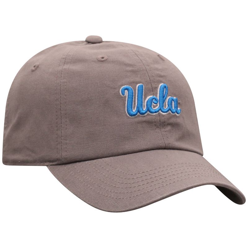 NCAA UCLA Bruins Men's Gray Garment Washed Canvas Hat